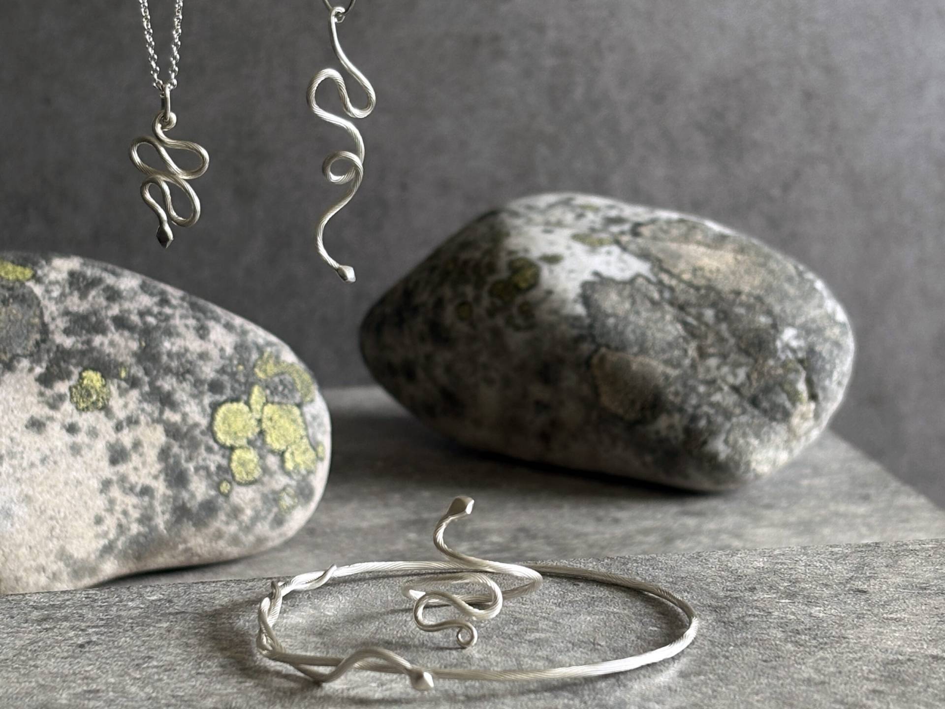 nerikomi artisan necklace handmade ceramic necklace