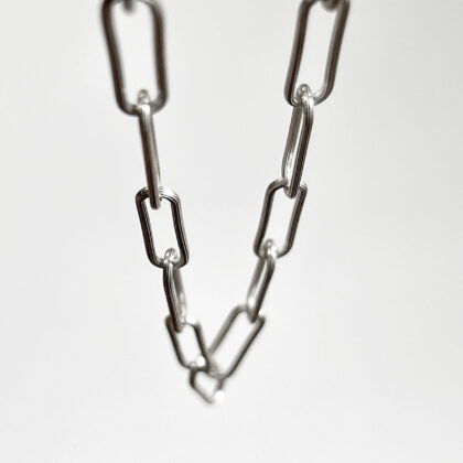 Ribbed paperlink chain