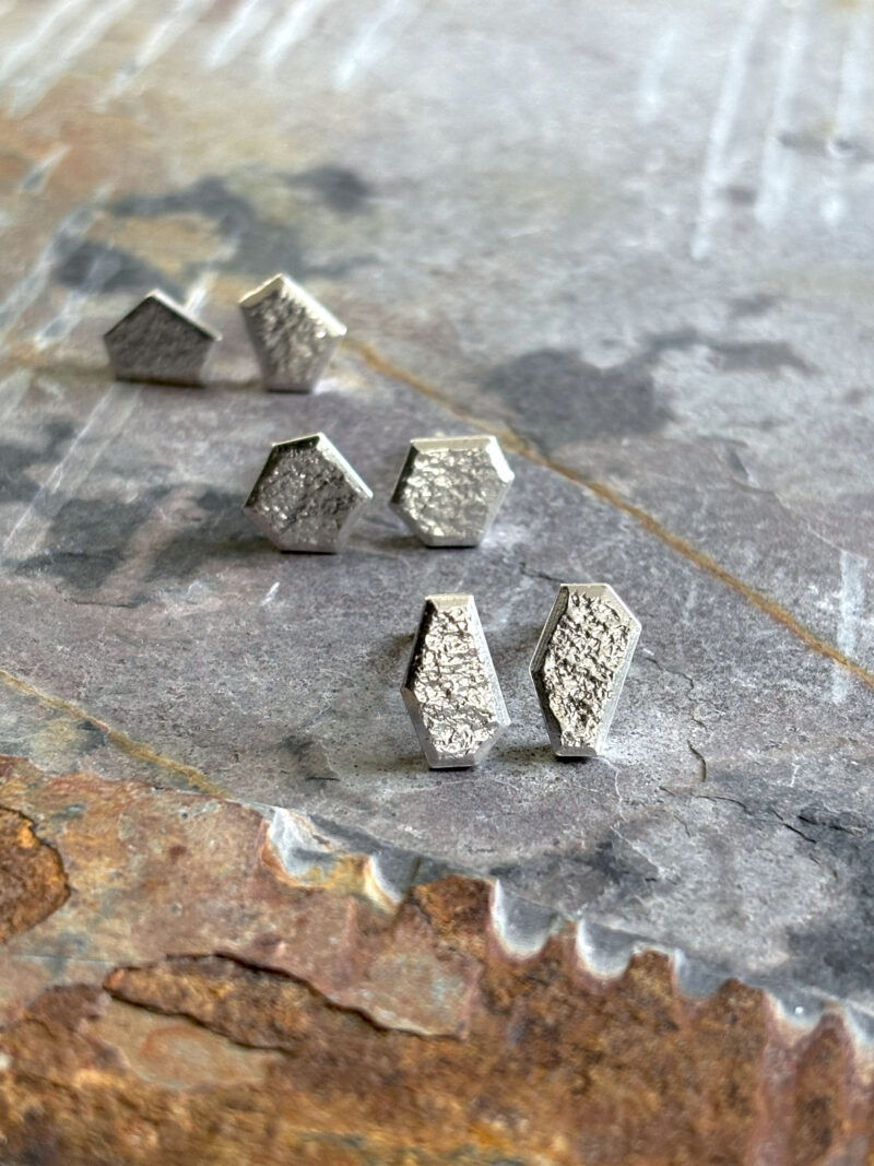 UNTAMED edge post earrings