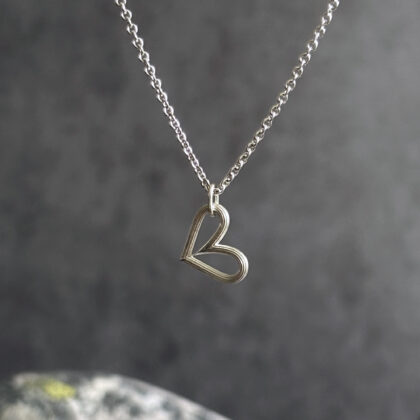 ALIGNED heart necklace