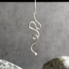 UNCOILED snake single statement earring