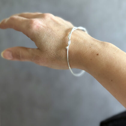 UNCOILED snake bangle