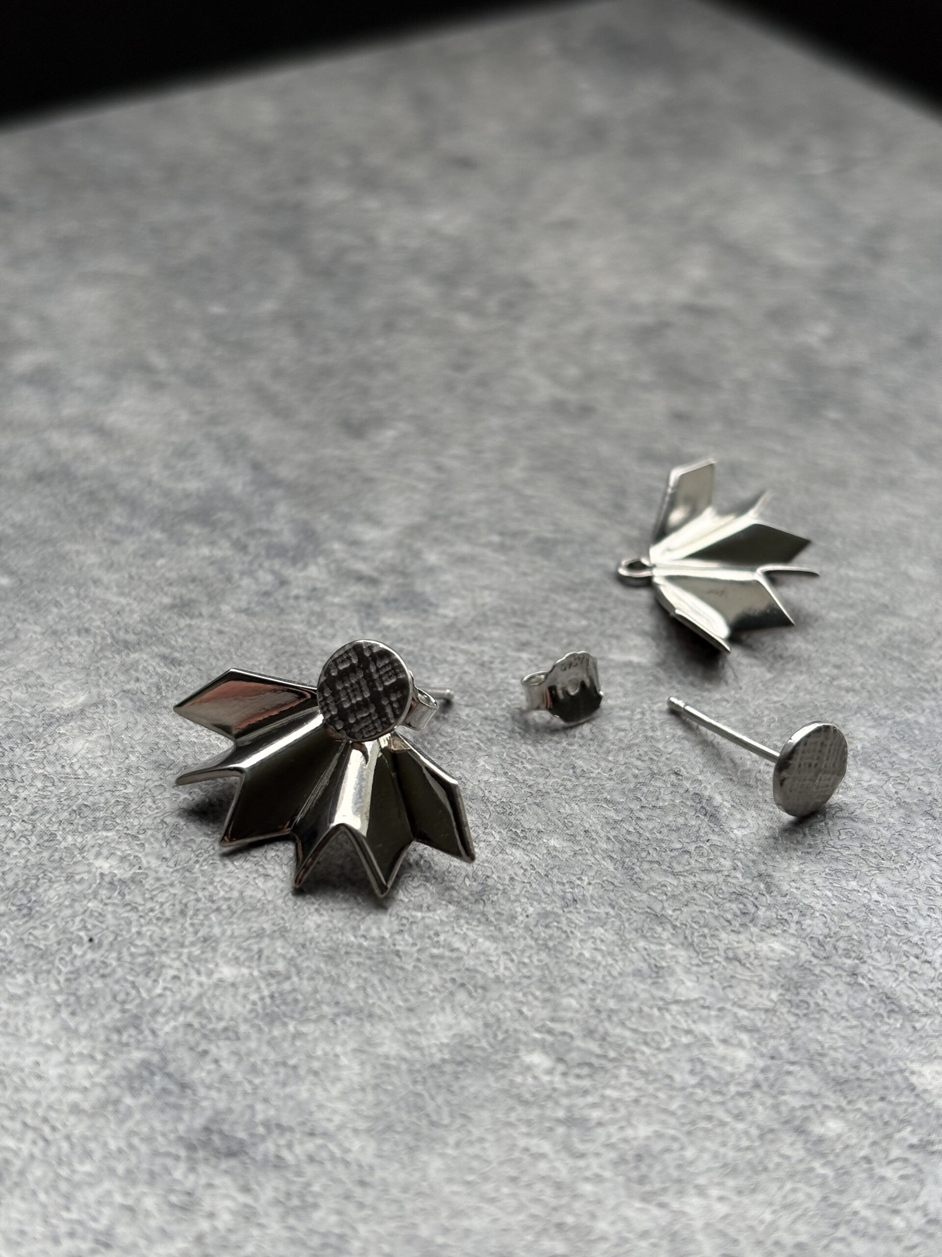 Handmade edgy earjackets